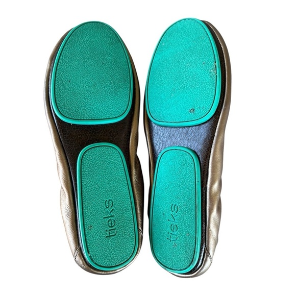Tieks by Gavrieli Metallic Bronze Leather Ballet Flat Size 11 GUC - Picture 8 of 12